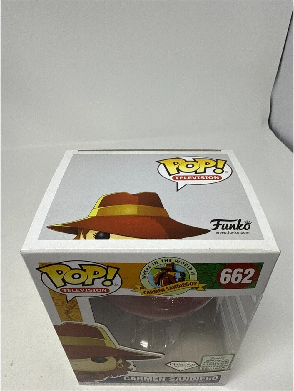 Funko Pop! Vinyl #662 Carmen Sandiego Diamond/Glitter 2019 Convention Exclusive